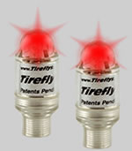 Neon Lighted Valve Caps - RED (image for) Neon Lighted Valve Caps - RED